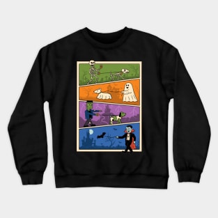 Monsters and dogs Crewneck Sweatshirt